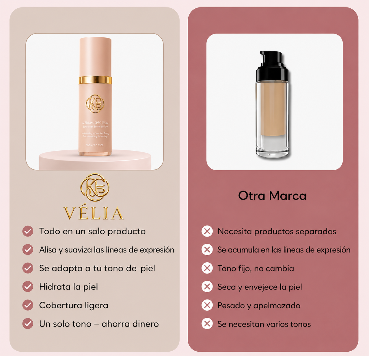 VÉLIA® – Base Antiedad Para Piel Madura